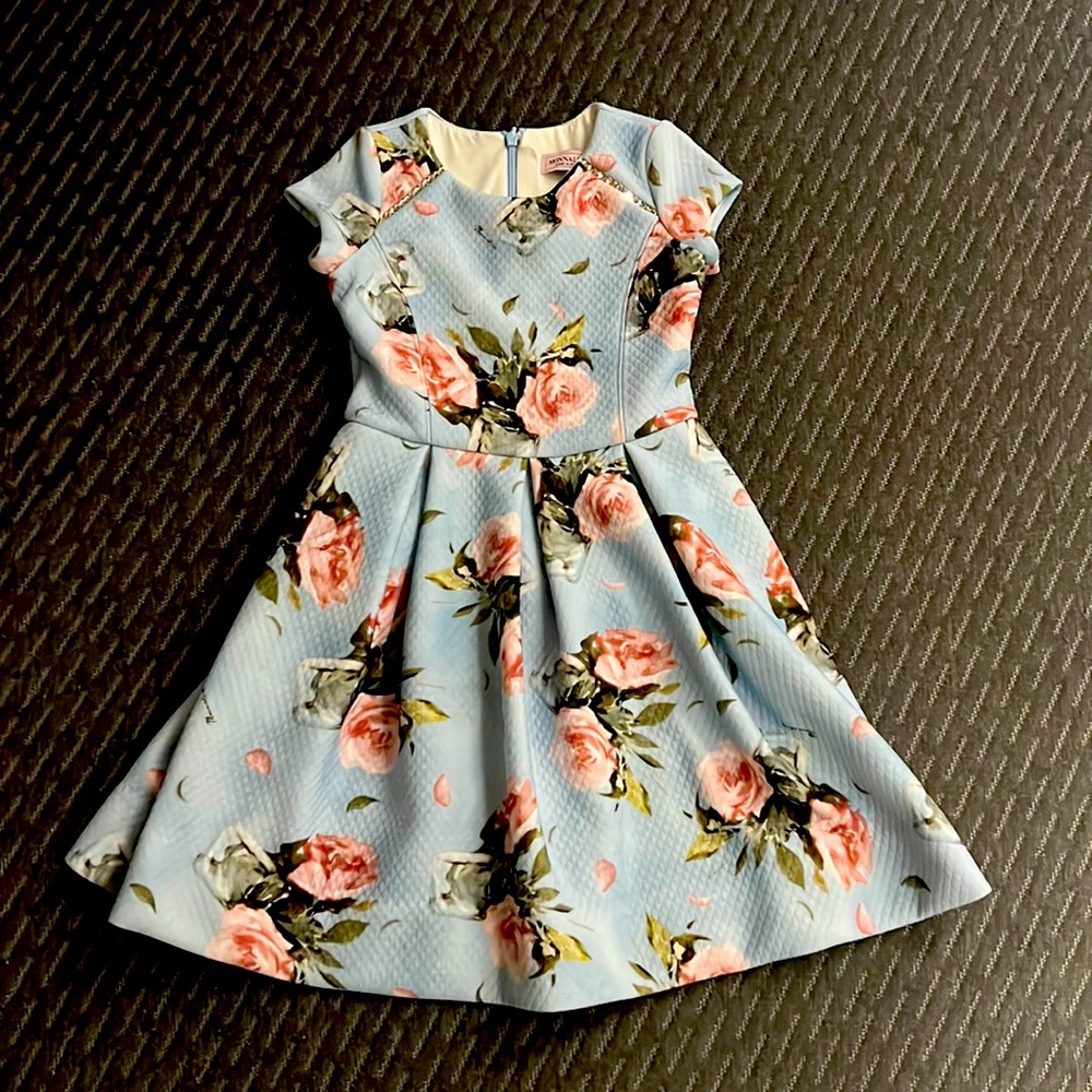 Light blue party dress.my daughter wear only ones